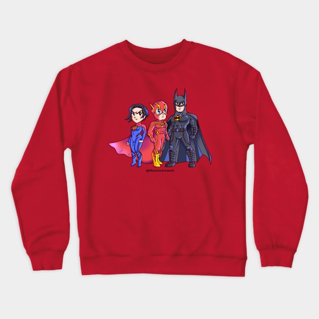 Hero Team Lighting Crewneck Sweatshirt by MorenoArtwork